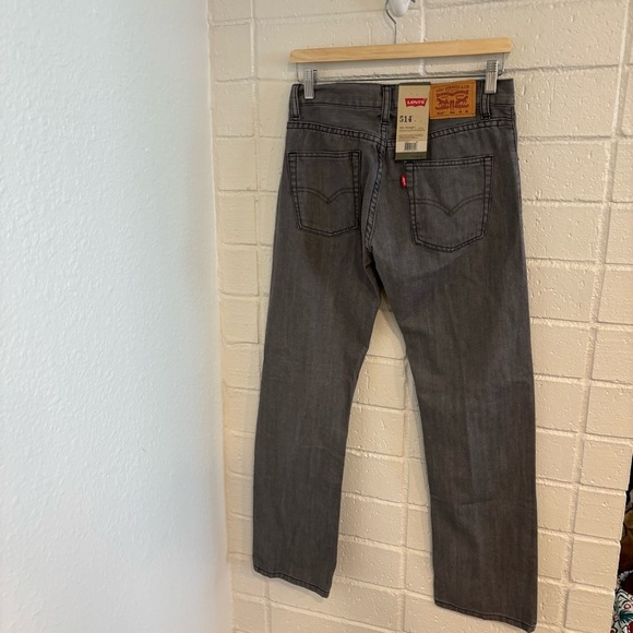 NWT Levi’s 514 slim straight jeans in grey - Picture 2 of 5